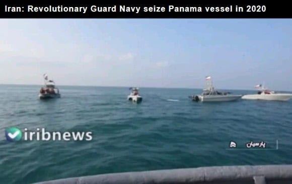 Iran seizes Panama vessel